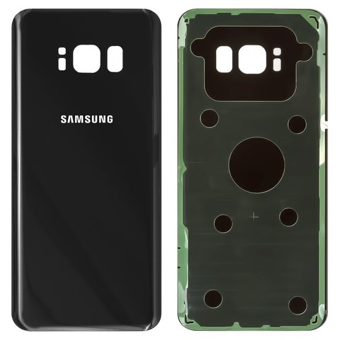 Задня панель корпуса для Samsung G950F Galaxy S8, G950FD Galaxy S8, чорна, Original PRC , midnight black