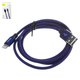 USB кабель Baseus Yiven, USB тип-A, Lightning, 120 см, 2 A, синій, #CALYW-13
