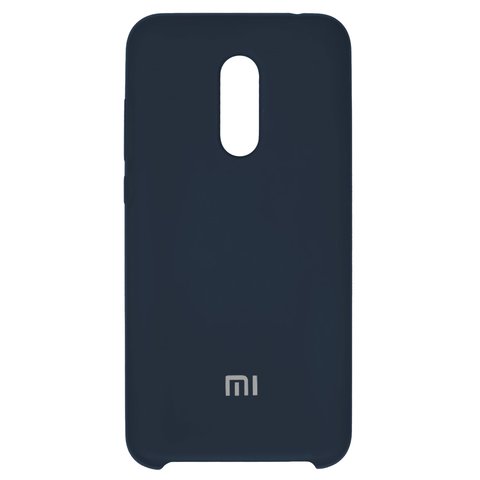 Чехол для Xiaomi Redmi 5 Plus, черный, синий, Original Soft Case, силикон, dark blue 08 