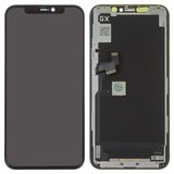 Дисплей для iPhone 11 Pro, чорний, з рамкою, High Copy, (AMOLED), GX OEM soft
