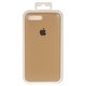 Чохол для iPhone 7 Plus, iPhone 8 Plus, золотистий, Original Soft Case, силікон, gold (29)