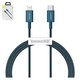 USB кабель Baseus Superior, USB тип-C, Lightning, 100 см, 20 Вт, синий, #CATLYS-A03