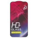 Защитное стекло All Spares для Apple iPhone 13, iPhone 13 Pro, iPhone 14, совместимо с чехлом, Full Glue, черный
