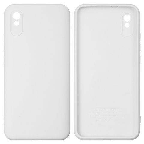 Чехол для Xiaomi Redmi 9A, белый, Original Soft Case, силикон, white 09 , M2006C3LG, M2006C3LI, M2006C3LC