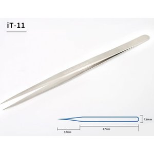 Пінцет монтажний Mechanic IT 11, прямий, 115 мм