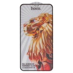 Захисне скло Hoco G9 для Apple iPhone 11 Pro Max, iPhone XS Max, Full Glue, без упаковки , чорний, шар клею нанесений по всій поверхні