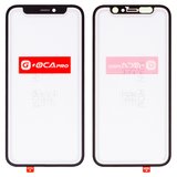 Скло корпуса G+OCA PRO для iPhone 12 mini, з ОСА-плівкою, чорне