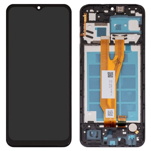 Дисплей для Samsung A032 Galaxy A03 Core, черный, с рамкой, Box 