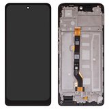 Дисплей для Tecno Spark 20 Pro (KJ6), черный, с рамкой, High Copy