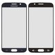 Housing Glass compatible with Samsung G920F Galaxy S6, (2.5D, dark blue)