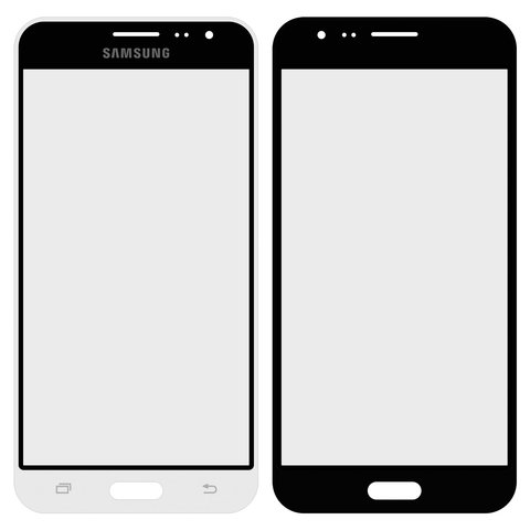 Vidrio de carcasa puede usarse con Samsung J320H DS Galaxy J3 2016 , blanco