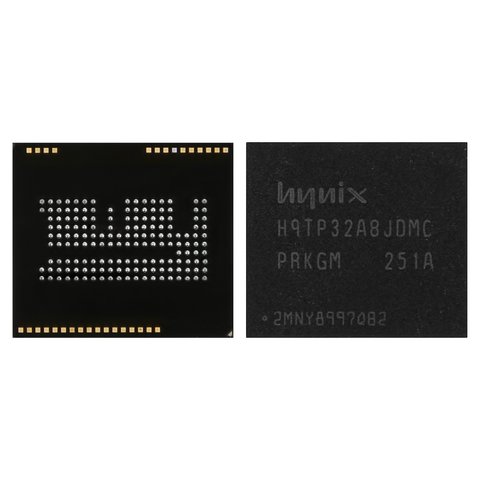Microchip de memoria H9TP32A8JDMC puede usarse con Samsung P3110 Galaxy Tab2 , P601 Galaxy Note 10.1, T311 Galaxy Tab 3 8.0 3G;  Jiayu G3s, G5; Acer V360 Liquid E1 Duo; Lenovo A760, A820, P780, S820; Samsung I8552 Galaxy Win, I9082 Galaxy Grand Duos