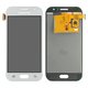 LCD compatible with Samsung J110 Galaxy J1 Ace, (white, with light adjustable, Best copy, without frame, Copy, (TFT))