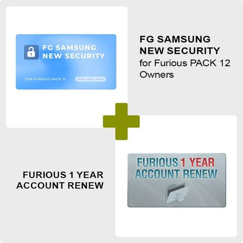 Furious 1 Year Account Renew + Furious PACK 12 FG Samsung New Security