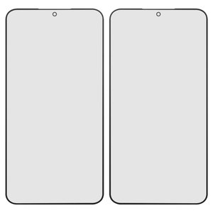 Стекло корпуса для Samsung S916 Galaxy S23 Plus, с OCA пленкой, черное