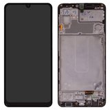 Дисплей для Samsung M325 Galaxy M32, черный, с рамкой, High Copy, original LCD size, (OLED)