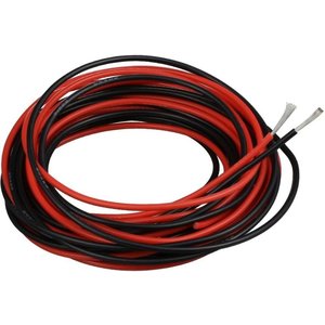 Wire In Silicone Insulation 20AWG, 0.5 mm², 1 m, black, UL3135 