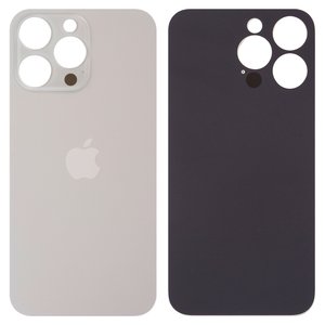Housing Back Cover compatible with iPhone 14 Pro Max, golden, no need to remove the camera glass, Original PRC , big hole 