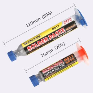 BGA Paste Mechanic MS17, Sn 96.5%,  Ag 3%, Cu 0.5%, 217 °C, 50 g 