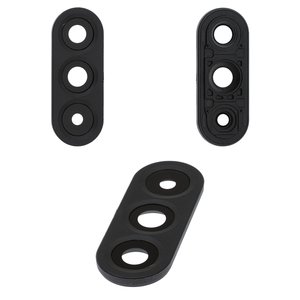 Camera Lens compatible with Samsung A566 Galaxy A56, black, with frames 