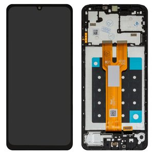 Pantalla LCD puede usarse con Samsung A066 Galaxy A06 5G, negro, con marco, original vidrio reemplazado 