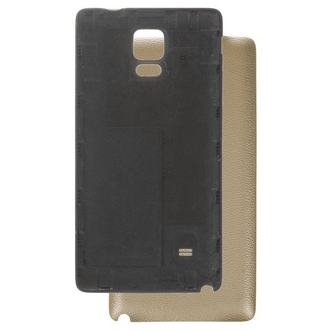 Battery Back Cover compatible with Samsung N910F Galaxy Note 4, N910H Galaxy Note 4, golden 