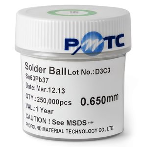 BGA Balls ACHI 0.65 mm 