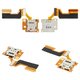 SIM Card Connector compatible with HTC One M9, (with flat cable)