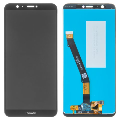LCD compatible with Huawei Enjoy 7s, P Smart, black, grade B, Logo Huawei, without frame, High Copy, FIG L31 FIG LX1