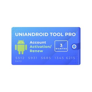 Активация аккаунта Продление доступа к UniAndroid Tool Pro на 3 месяца