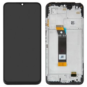LCD compatible with Xiaomi Redmi 10 5G, black, with frame, Original PRC , REV 05 00 