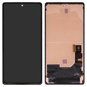 Дисплей для Google Pixel 6, черный, с рамкой, High Copy, OLED  GB7N6, G9S9B16