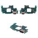 Flat Cable compatible with Samsung A556 Galaxy A55, (charge connector, with microphone, with components, Original (PRC), charging board)