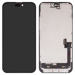 Дисплей для iPhone 15 Plus, черный, с рамкой, Original PRC , NEW