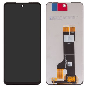 LCD compatible with ZTE Blade A75 5G, Nubia Focus, black, without frame, High Copy, 065WR02 7300102373  