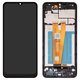LCD compatible with Samsung A045 Galaxy A04, (black, with frame, High Copy)