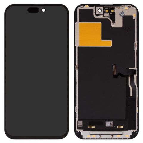 LCD compatible with iPhone 14 Pro, black, with frame, AAA, TFT , ZY, LTPS FHD 