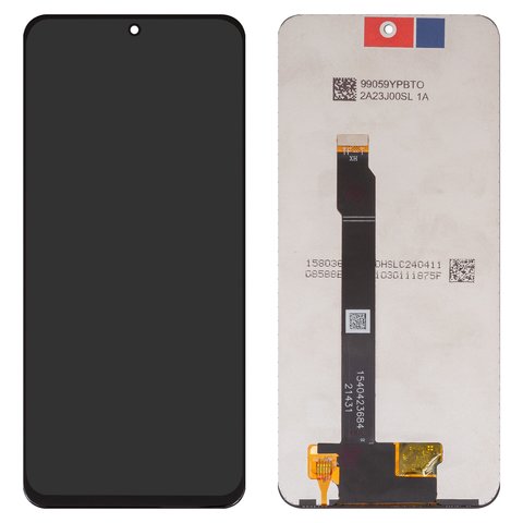 LCD compatible with Huawei Honor X8, black, without frame, Copy, TFY LX1 TFY LX2 TFY LX3 
