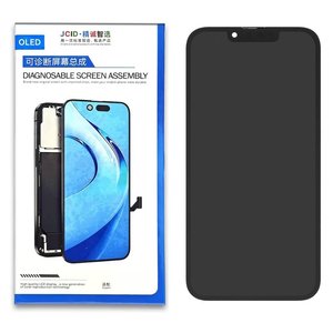 LCD JCID compatible with iPhone 13, black, with frame, HC, without error, OLED  JCID diagnosable 