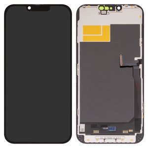 LCD Wextom compatible with iPhone 13 Pro Max, black, with frame, HC, without error, OLED  soft, Diagnosable, 120Hz 