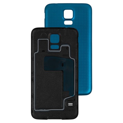 Tapa trasera para batería puede usarse con Samsung G900H Galaxy S5, azul