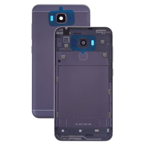 Panel trasero de carcasa puede usarse con Asus Zenfone 3 Max ZC553KL  5.5", negra, con botones laterales