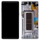 Pantalla LCD puede usarse con Samsung N950F Galaxy Note 8, morado, con marco, Original (PRC), orchid Gray, original glass