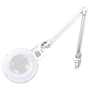 Lámpara lupa de sobremesa Bourya 8066HLED, 5 dioptrías