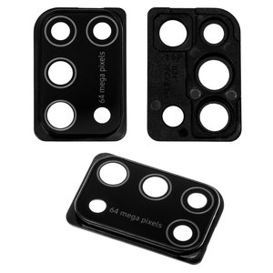 Vidrio de cámara puede usarse con Samsung M315 Galaxy M31, negro, con marcos