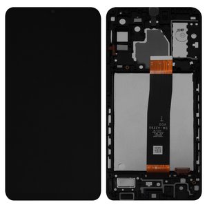 Pantalla LCD puede usarse con Samsung A326 Galaxy A32 5G, negro, con marco, Original PRC , SM A326U