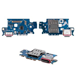 Cable flex puede usarse con Samsung S916 Galaxy S23 Plus, del micrófono, del conector de carga,  tarjetas SIM del conector, Original PRC , placa del cargador