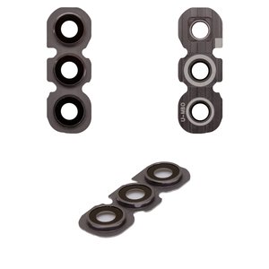 Vidrio de cámara puede usarse con Samsung A346 Galaxy A34 5G, negro, con marcos