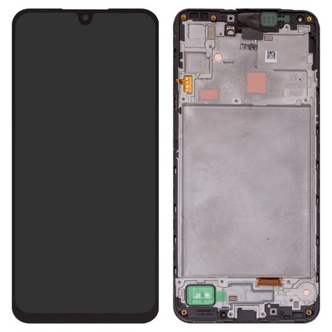 Pantalla LCD puede usarse con Samsung A165 Galaxy A16, negro, con marco, Original PRC 