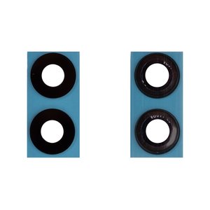 Vidrio de cámara puede usarse con Samsung A065 Galaxy A06, negro, sin marco, juego de 2 uds.